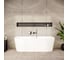 Ванна отдельностоящая акриловая прямоугольная Vitra Geo (Гео), 180x80,5 см, белая 65420006000 2