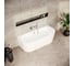 Ванна отдельностоящая акриловая прямоугольная Vitra Geo (Гео), 180x80,5 см, белая 65420006000 3