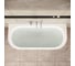 Ванна отдельностоящая акриловая прямоугольная Vitra Geo (Гео), 180x80,5 см, белая 65420006000 8