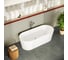 Ванна отдельностоящая акриловая прямоугольная Vitra Geo (Гео), 180x80,5 см, белая 65380006000 3