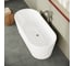 Ванна отдельностоящая акриловая прямоугольная Vitra Geo (Гео), 180x80,5 см, белая 65380006000 4