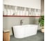 Ванна отдельностоящая акриловая прямоугольная Vitra Geo (Гео), 180x80,5 см, белая 65380006000 5