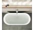Ванна отдельностоящая акриловая прямоугольная Vitra Geo (Гео), 180x80,5 см, белая 65380006000 8