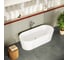 Ванна отдельностоящая акриловая прямоугольная Vitra Geo (Гео), 180x80,5 см, белая 65380006000 3