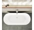Ванна отдельностоящая акриловая прямоугольная Vitra Geo (Гео), 180x80,5 см, белая 65380006000 7