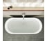 Ванна отдельностоящая акриловая прямоугольная Vitra Geo (Гео), 180x80,5 см, белая 65380006000 8