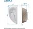 Ванна 1Marka ПИККОЛО/PICCOLO 1500x750 L, комплект Премиум П 01 pik1770л кпп 9