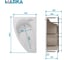 Ванна 1Marka ЛИЛ/LIL 1400x900 L, комплект Премиум П 01 lil1490л кпп 8