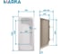Ванна 1Marka РУАН/RUAN 1500x700 СМ/ПР, комплект Стандарт 1 01 ru1570 кс1 6
