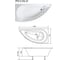 Ванна 1Marka ПИККОЛО/PICCOLO 1500x750 R, комплект Стандарт 2 П 01 pik1770п кс2+п 2