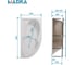 Ванна 1Marka ДИАНА/DIANA 1700х900 R Комплект Премиум П 01ди179ркпп 8