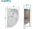 Ванна 1Marka ДИАНА/DIANA 1700х1050 R Комплект Премиум П 01ди1710пкпп 8
