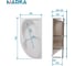 Ванна 1Marka ДИАНА/DIANA 1700х900 L Комплект Стандарт 2 П 01ди1790кл2+п 7