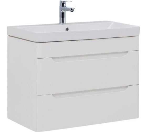 Комплект Loranto Тумба София 80 с раковиной Teo 80 (2 места) 00108038