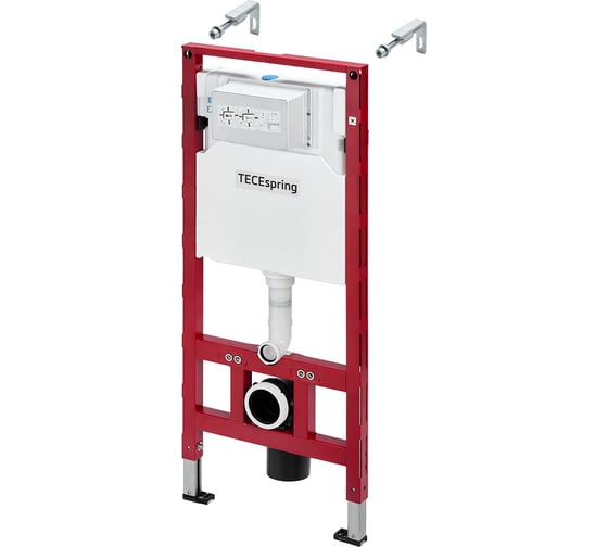 Унитаз TECEspring Pro в комплекте с инсталляцией Base, панель смыва LT, белый глянц. K401110WCP