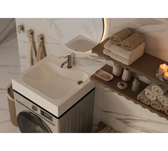 Раковина на стиральную машину Reflexion home Reflexion KSI RX6055KS