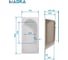 Ванна 1Marka ВЕСПЕР/VESPER 1500х700 СМ/ПР Комплект Стандарт 1 01вес1570кс1 5