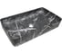 Раковина накладная HOLLER K-6260-60-SZ3 (610*345*110мм), темный мрамор 341585 1