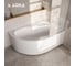 Ванна 1Marka АУРЕЛИЯ/AURELIA 1600x1050 L, комплект Премиум П 01аур1615кпп 3