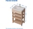 Тумба 1Marka СОГНО/Sogno 500x352x836Н 3п, дуб сонома, с раковиной У98621ОПТ 3