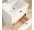 Тумба с раковиной для ванной Vitra Root Classic (Рут Классик) 60 см матовая белая МДФ 68848 3