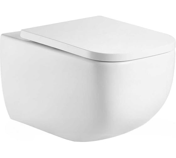 Унитаз с сиденьем Aquanet Trend 3.0 W TORNADO (Soft Close-SLIMSEAT) подвесной (384178) 00384178