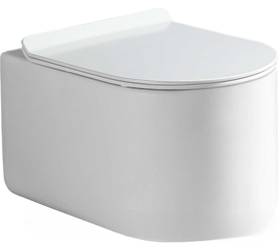 Унитаз с сиденьем Aquanet SMART 3.0 W TORNADO (Soft Close-SLIMSEAT) подвесной (384156) 00384156