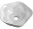 Раковина санфаянс накладная круглая Bauedge BAU Element Cristal D40.5, белая JIE0024 1