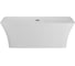 Ванна отдельностоящая акриловая Bauedge BAU Pure 1700x750, белая, в комплекте со сливом-переливом TY1014 1