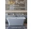 Ванна отдельностоящая акриловая Bauedge BAU Pure 1700x750, белая, в комплекте со сливом-переливом TY1014 2