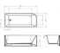 Ванна акриловая BelBagno BB712-1700-730-L 4