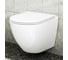 Комплект Bauedge BAU 6 в 1 инсталляция BAU IDEAL, унитаз подвесной безободковый Bau Dream, сиденье дюропласт с микролифтом, клавиша BAU Strike белая/хром E458103-BL0001-E00104 2
