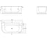 Ванна акриловая BelBagno BB408-1500-800 4