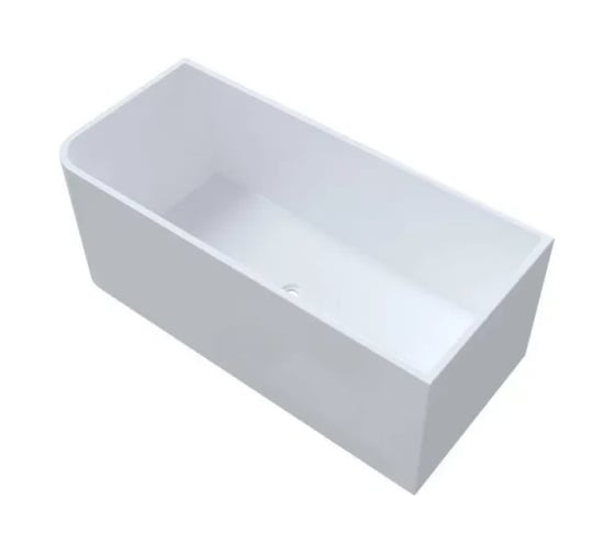 Ванна из искусственного камня ЛИТКАМ Relax 156x70, белый глянец LKV-156.70W.RELAX 1