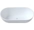 Ванна из искусственного камня ЛИТКАМ AURA 169x81, белая матовая LKV-M169.81W.AURA 1