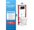 Инсталляция с унитазом комплект Bauedge Nimb Hurricane торнадо, сиденье, кнопка из стекла Dream дизайнерская, черная B50110-BK0001-HQ-Q00011 6
