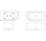 Ванна акриловая BelBagno BB714-1500-750-R 4