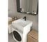 Раковина над стиральной машиной Uperwood Naomi Quartz_60*60 см, жасмин uperwood RNaomiQuartz60J 3