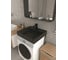 Раковина над стиральной машиной Naomi Quartz_60*60 см, уголь uperwood RNaomiQuartz60U 3
