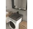 Раковина над стиральной машиной Naomi Quartz_60*60 см, серый шёлк uperwood RNaomiQuartz60S 3