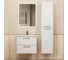 Тумба с раковиной для ванной uperwood Foster New_60 см, подвесная, белая KFosterNEW60w 3