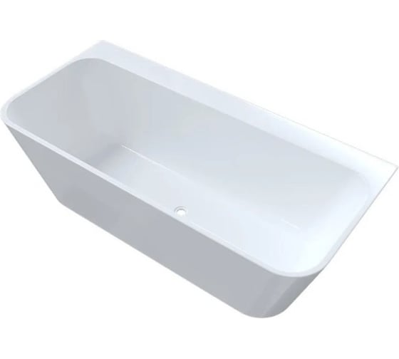 Ванна из искусственного камня ЛИТКАМ ELITE 180x86, белая, матовая LKV-M180.86W.ELITE