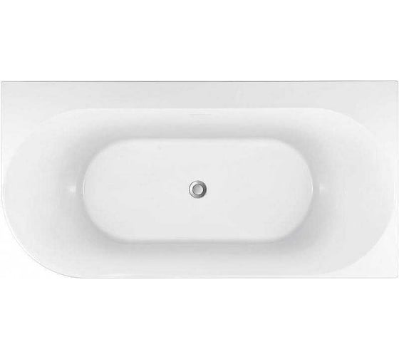Ванна акриловая ALLEN BRAU 2.31004.20/PGM PRIORITY 4, угл.В 1700х780мм, слив-перел бел/платиново-серый (346865) 00346865