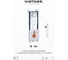 Набор 4 в 1 Wellsee Module Slim узкая система инсталляции (состоит из 129503000 129503026 2