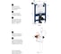 Комплект инсталляции Wellsee Module Compact 4 в 1, низкая система 129504005 14