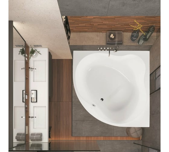 Акриловая ванна VAGNERPLAST PLEJADA 150x150 VPBA150PLE3X-04