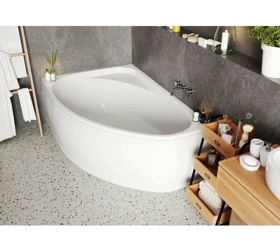 Акриловая ванна VAGNERPLAST HAPI 170x110 Left VPBA170HAP3LX-04