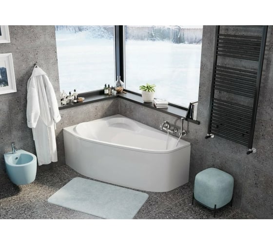 Акриловая ванна VAGNERPLAST SELENA 160x105 Left VPBA163SEL3LX-04