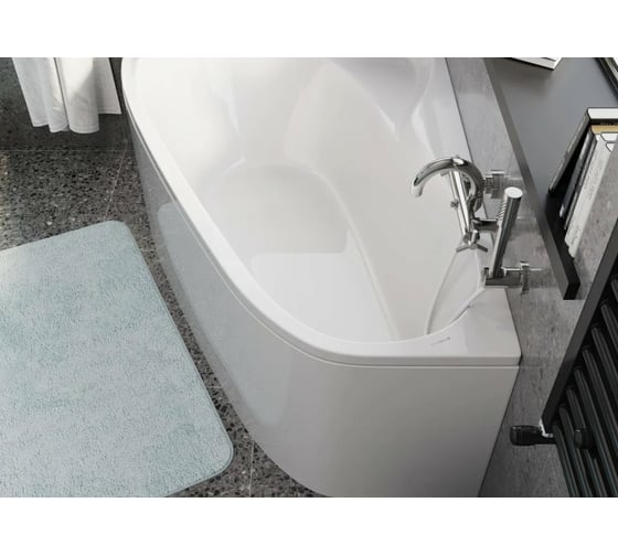 Акриловая ванна VAGNERPLAST SELENA 160x105 Left VPBA163SEL3LX-04