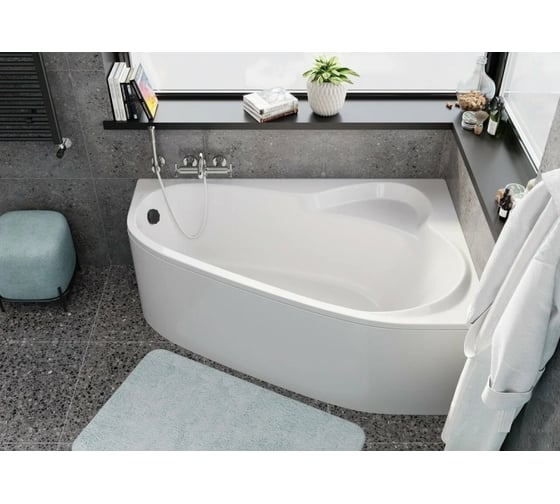 Акриловая ванна VAGNERPLAST SELENA 160x105 Right VPBA163SEL3PX-04